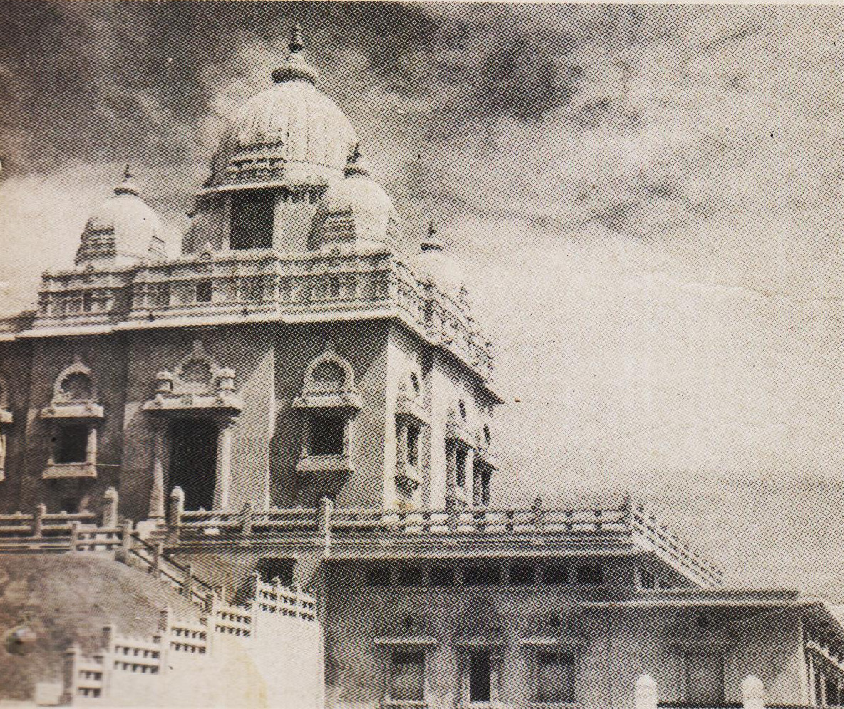 A side view of the Vivekananda Mandapam from the south-west.