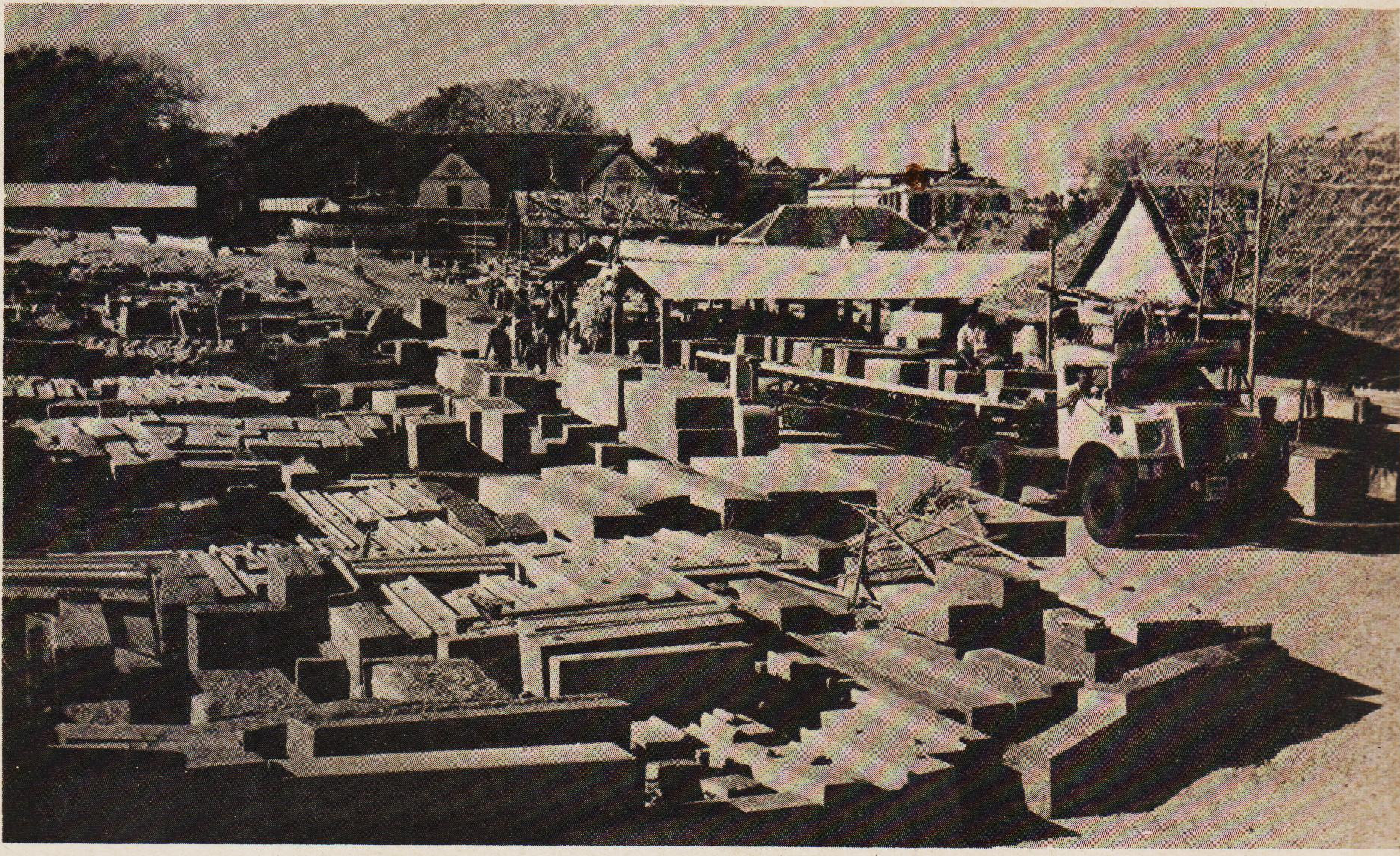 Another view of the stone-dressing yard.